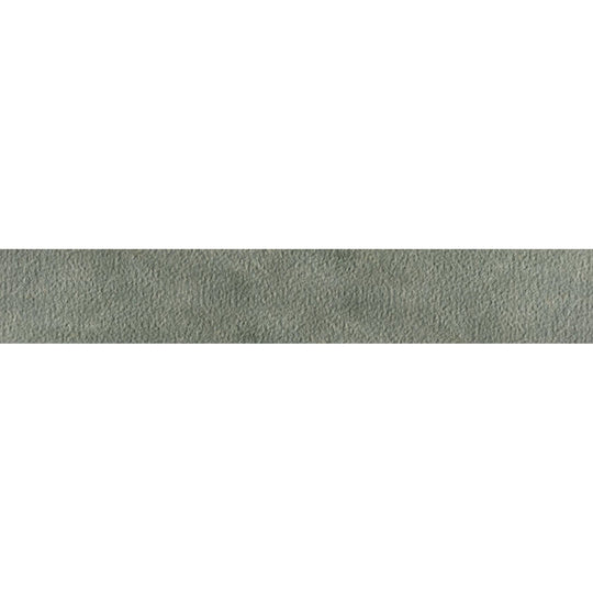 A textured gray suede-like belt strap from berliner zement flames featuring durable material and stylish design