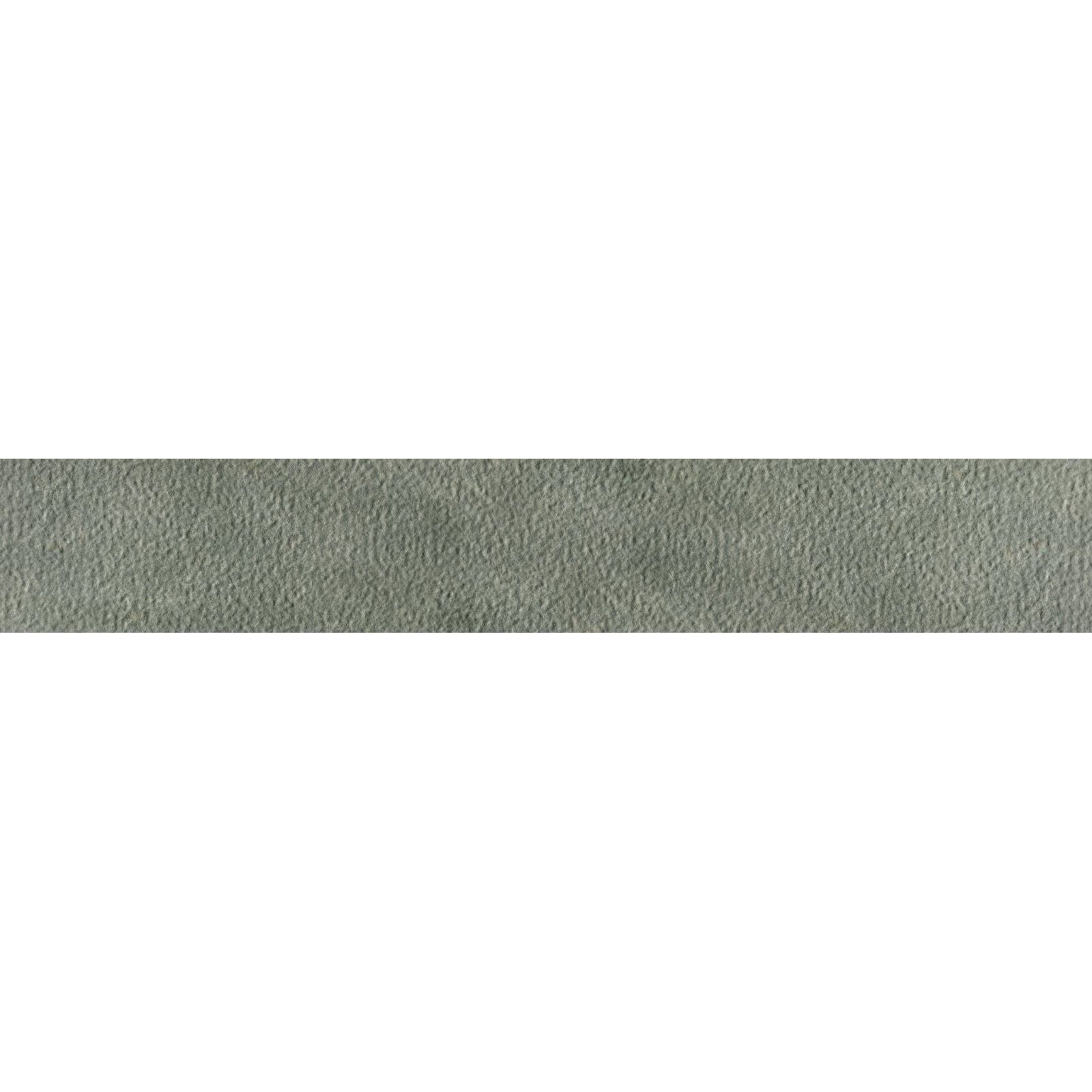 A textured gray suede-like belt strap from berliner zement flames featuring durable material and stylish design