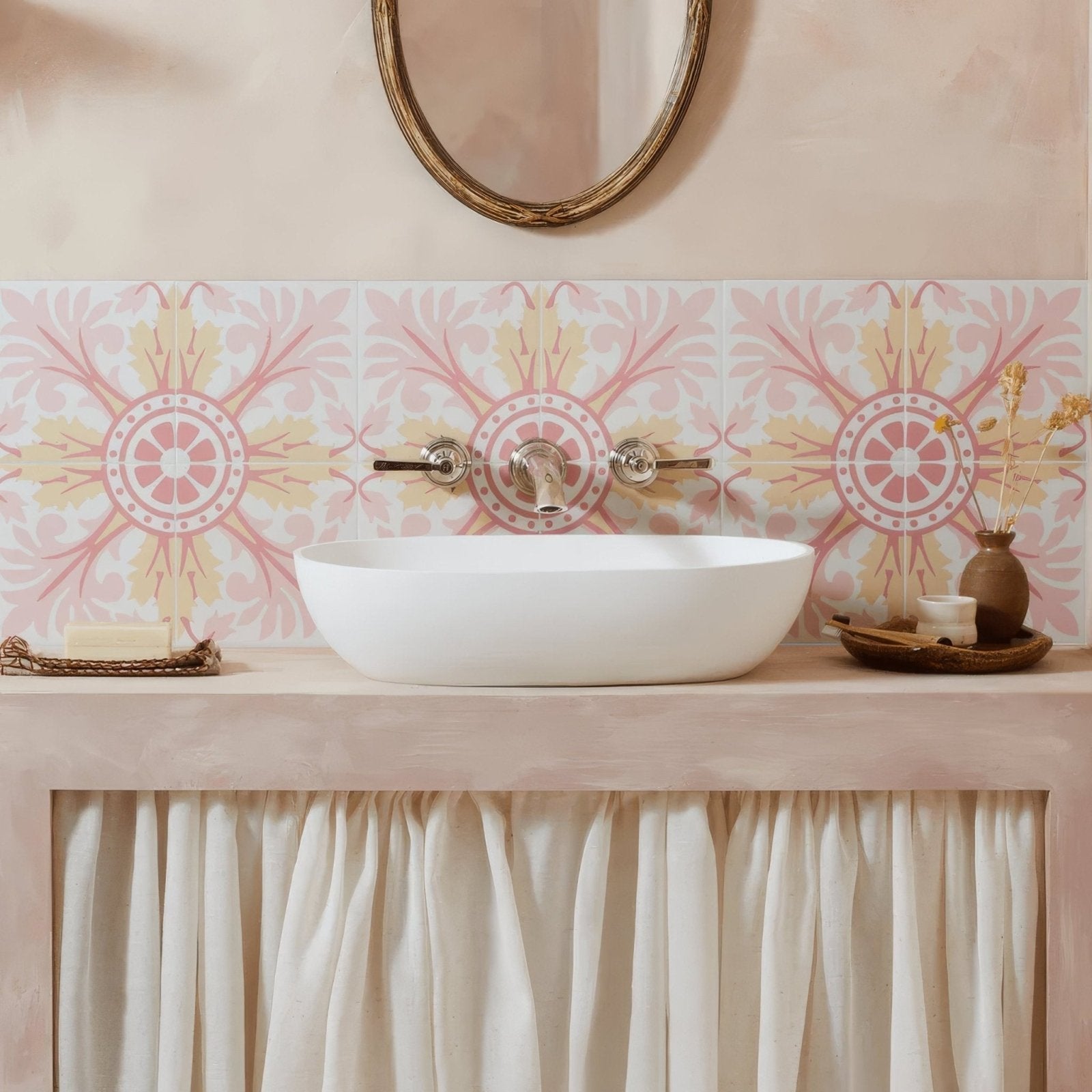 White oval porcelain vessel sink bert & may turenne designed for bathroom countertop use