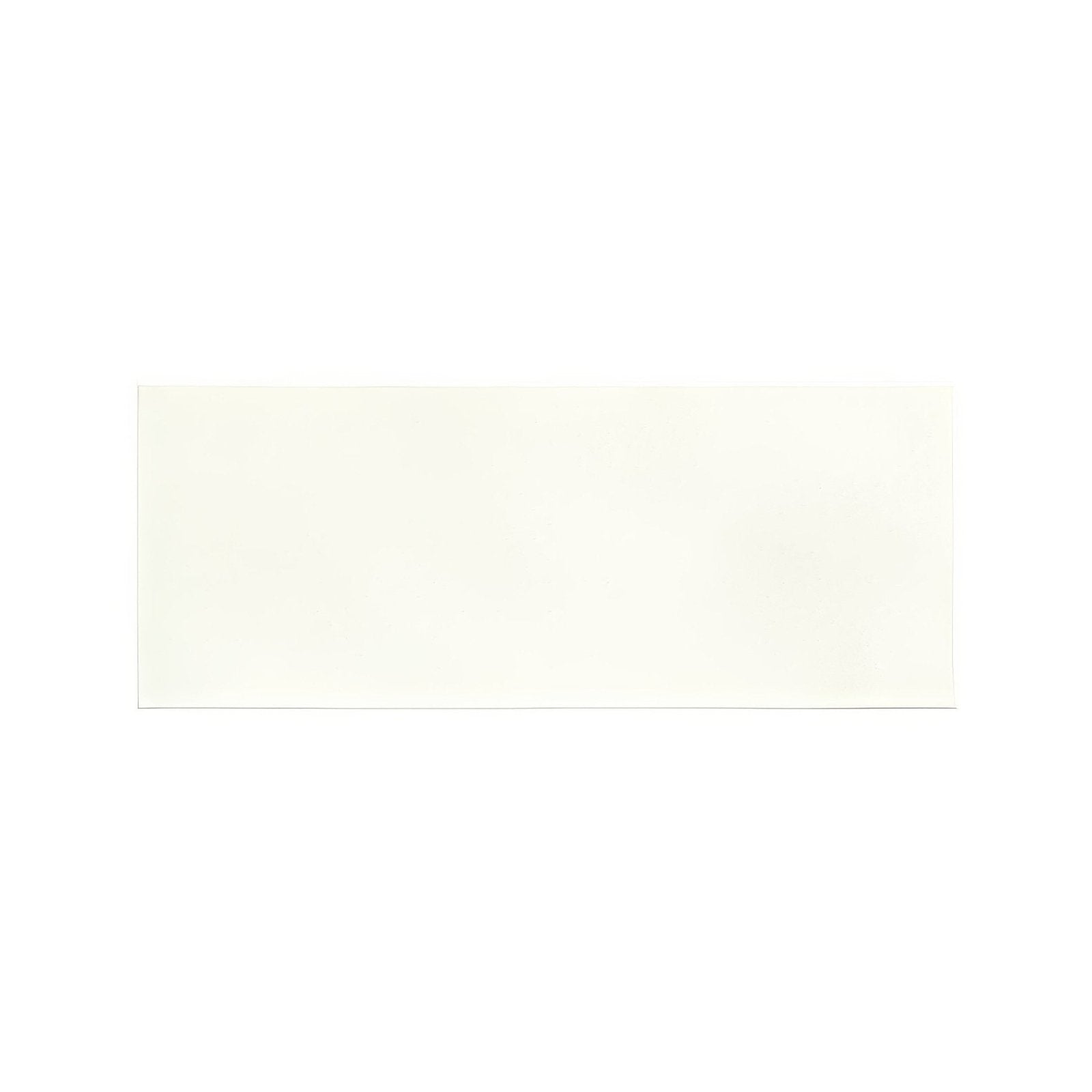 Cream-colored rectangular sticker with a smooth matte finish for bilbao gloss white 20 x 50cm product