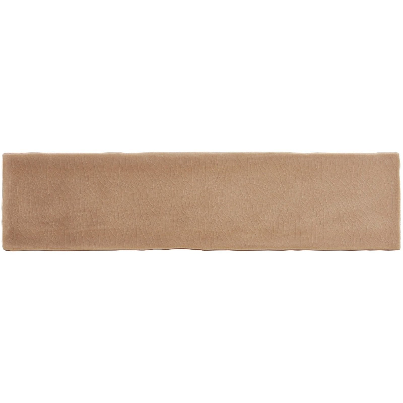Beige large brick tile birch with textured matte finish ideal for wall and floor installations