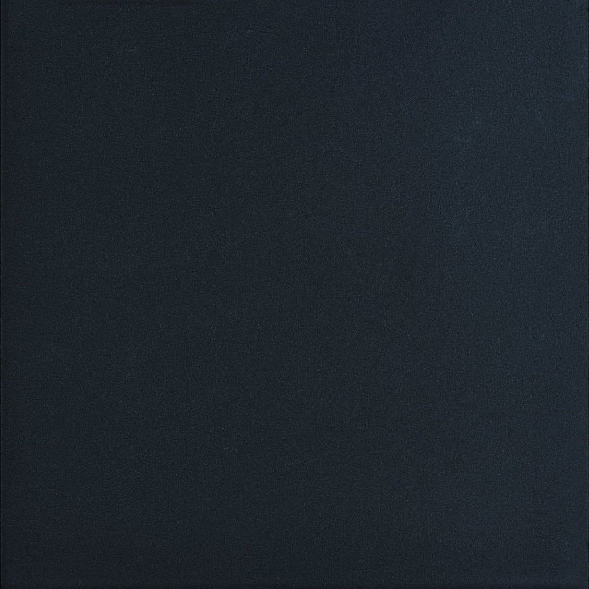 Black flat quarry tile 148x148x9mm featuring a solid black matte-finished square surface