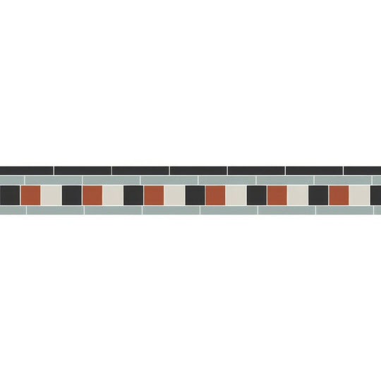 Blake Black, Dover White, Grey & Red