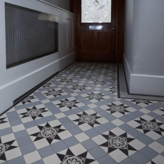 Blenheim Black, Dover White & Grey with Livingstone drop-in - alternate view