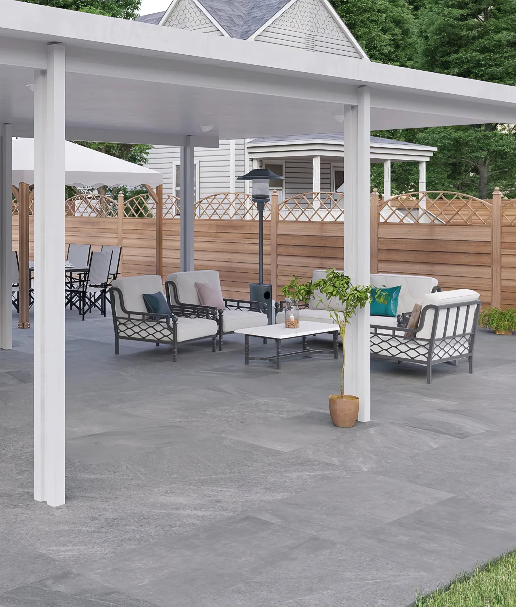Blenheim Paving Porcelain White