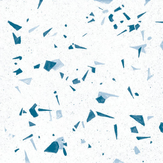 Blue Fragment 20x20cm - alternate view