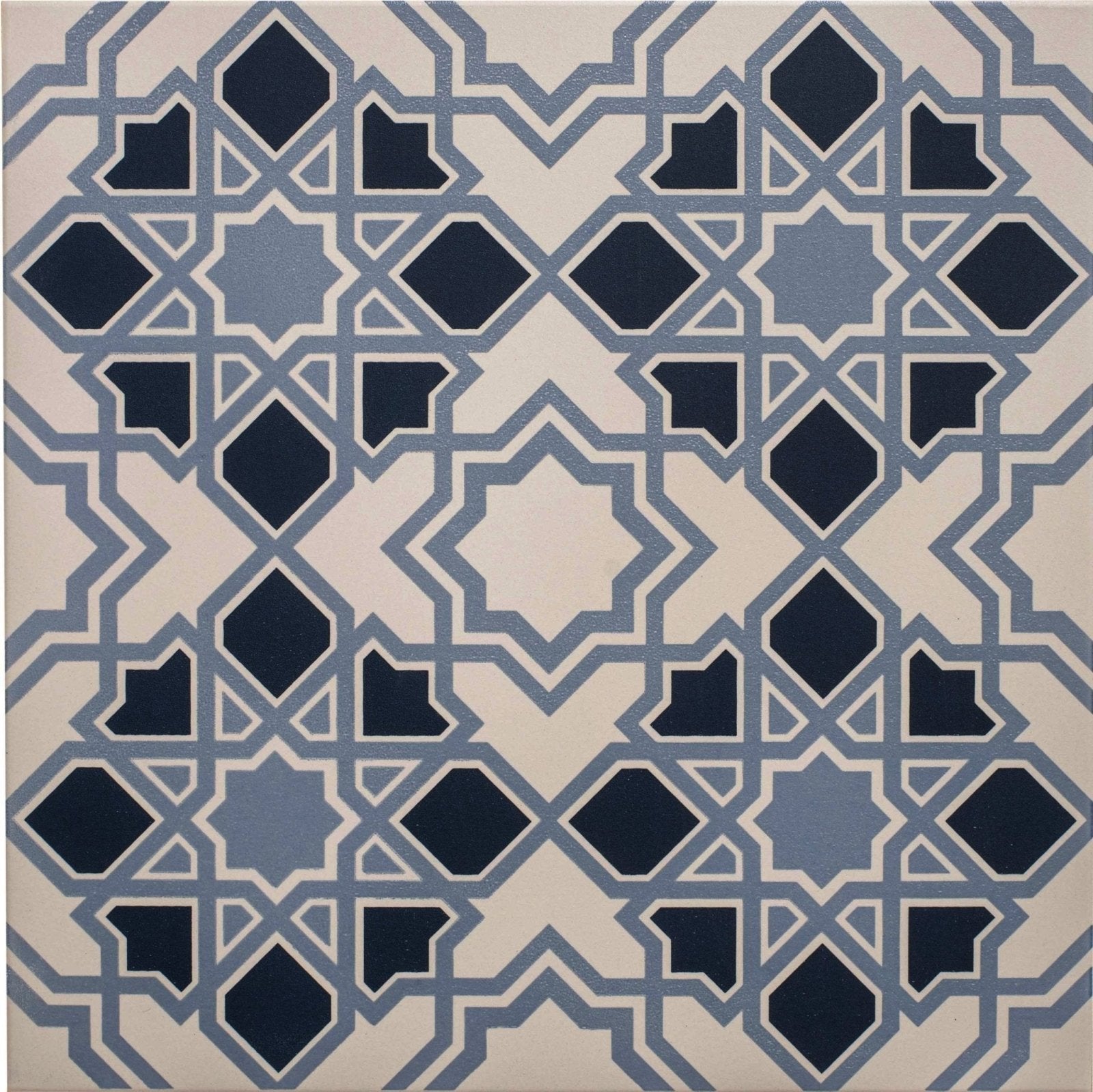 Bolero Light/Dark Blue on Chalk