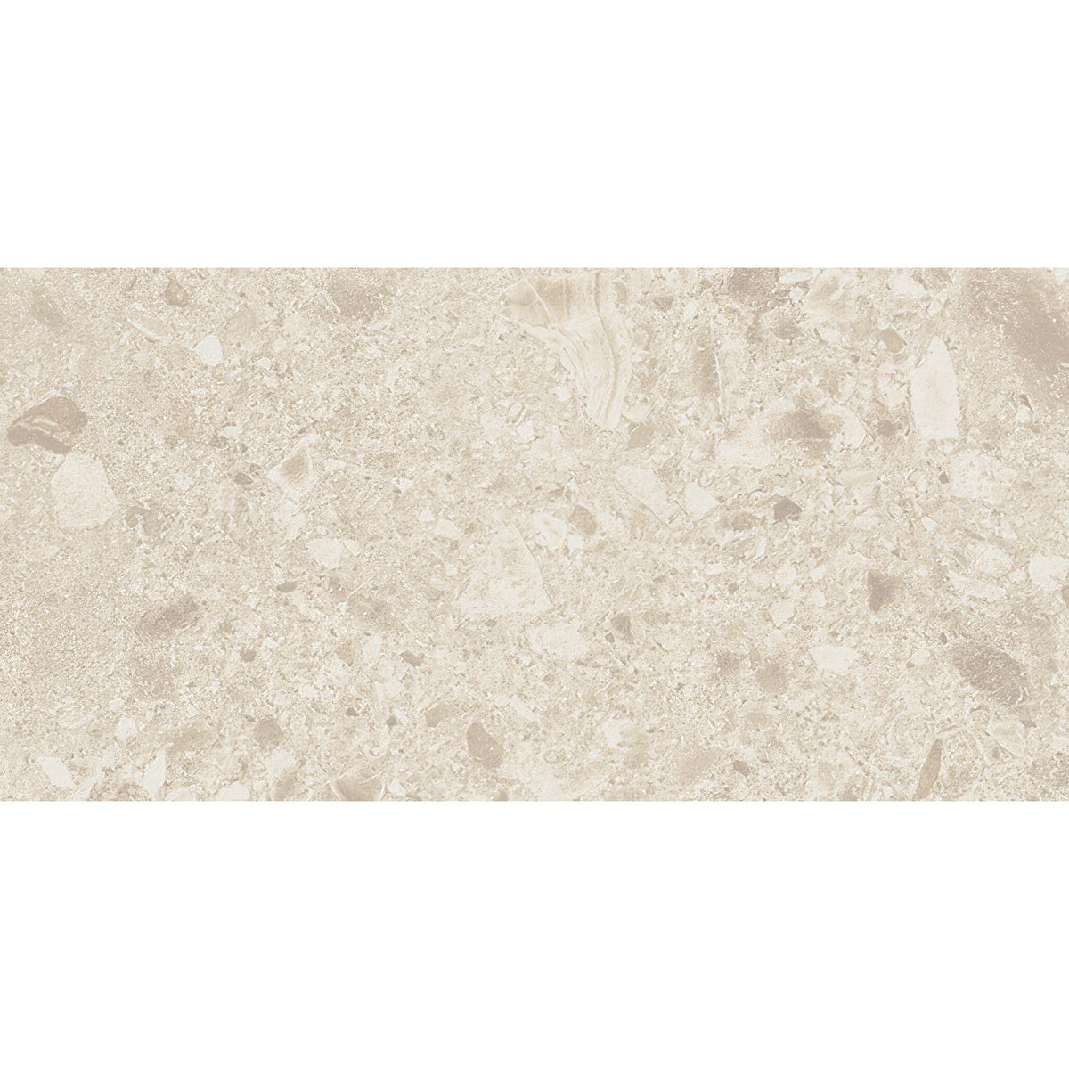Beige stone tile boost mix ivory 30 x 60cm with speckled natural texture and subtle gray veining