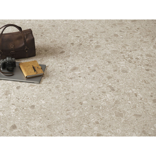Boost Mix Ivory 60 x 60cm Porcelain Wall & Floor Tile - alternate view