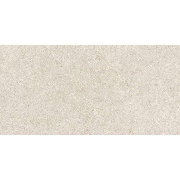 Beige textured ceramic tile with a subtle speckled finish boost stone white outdoor 60 x 120cm