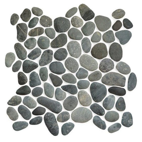 Bora Bora Pebble Mosaic Wall & Floor Tile 29x29cm - alternate view