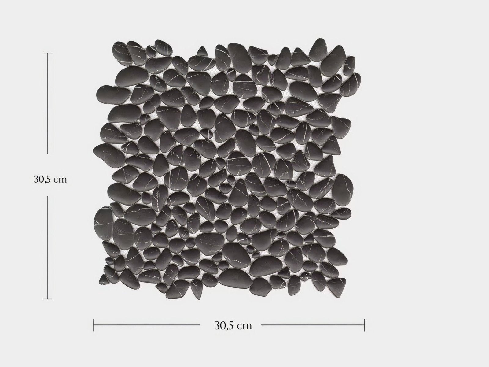 Boulder Negro Marquina Mosaic