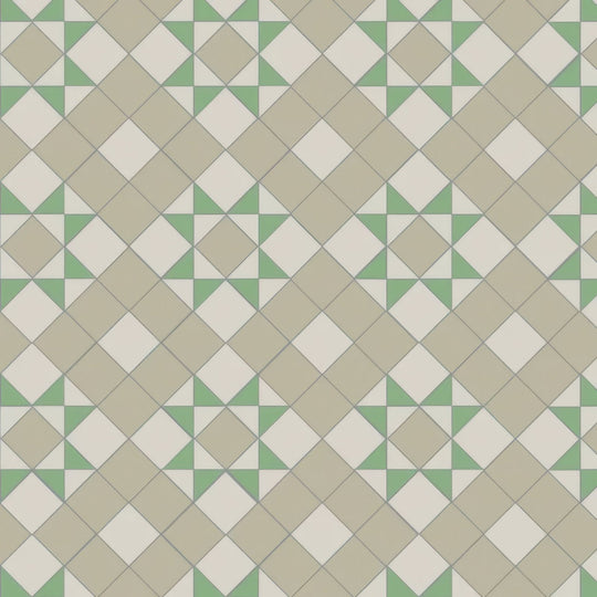 Braemar Chester Mews, Dover White & Spring Green