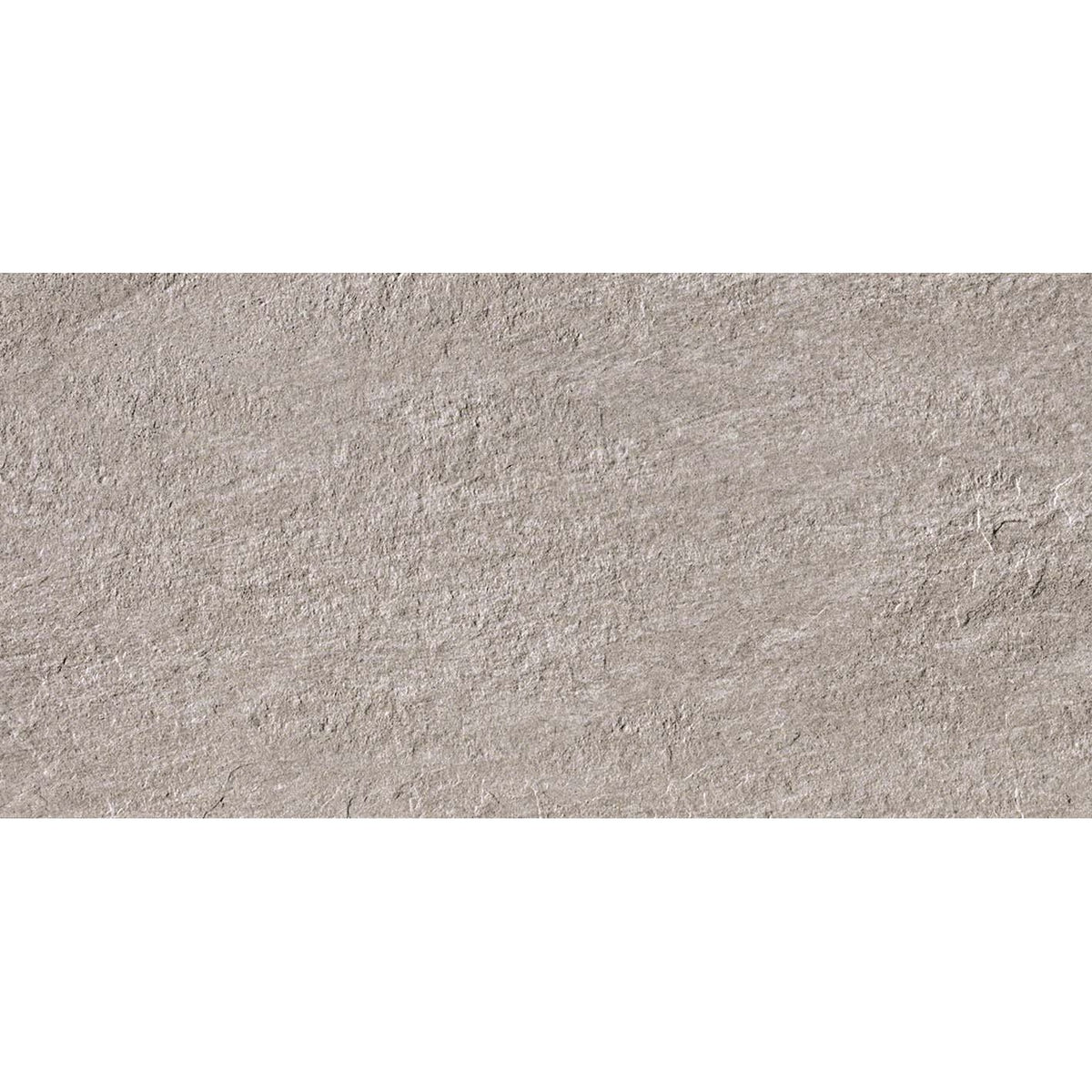 Gray textured stone tile bravestone pearl 30 x 60cm with subtle natural finish for versatile interior use