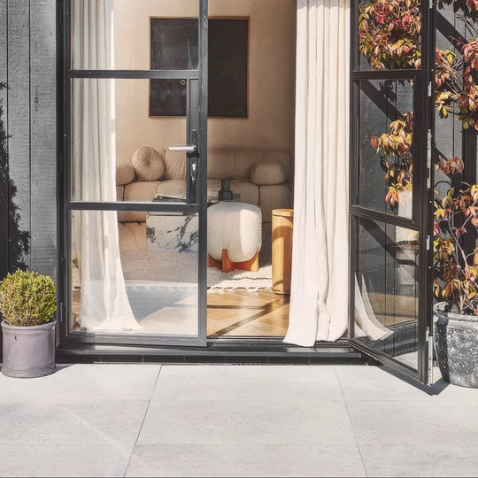 Brit Stone Minster Porcelain Paving - alternate view
