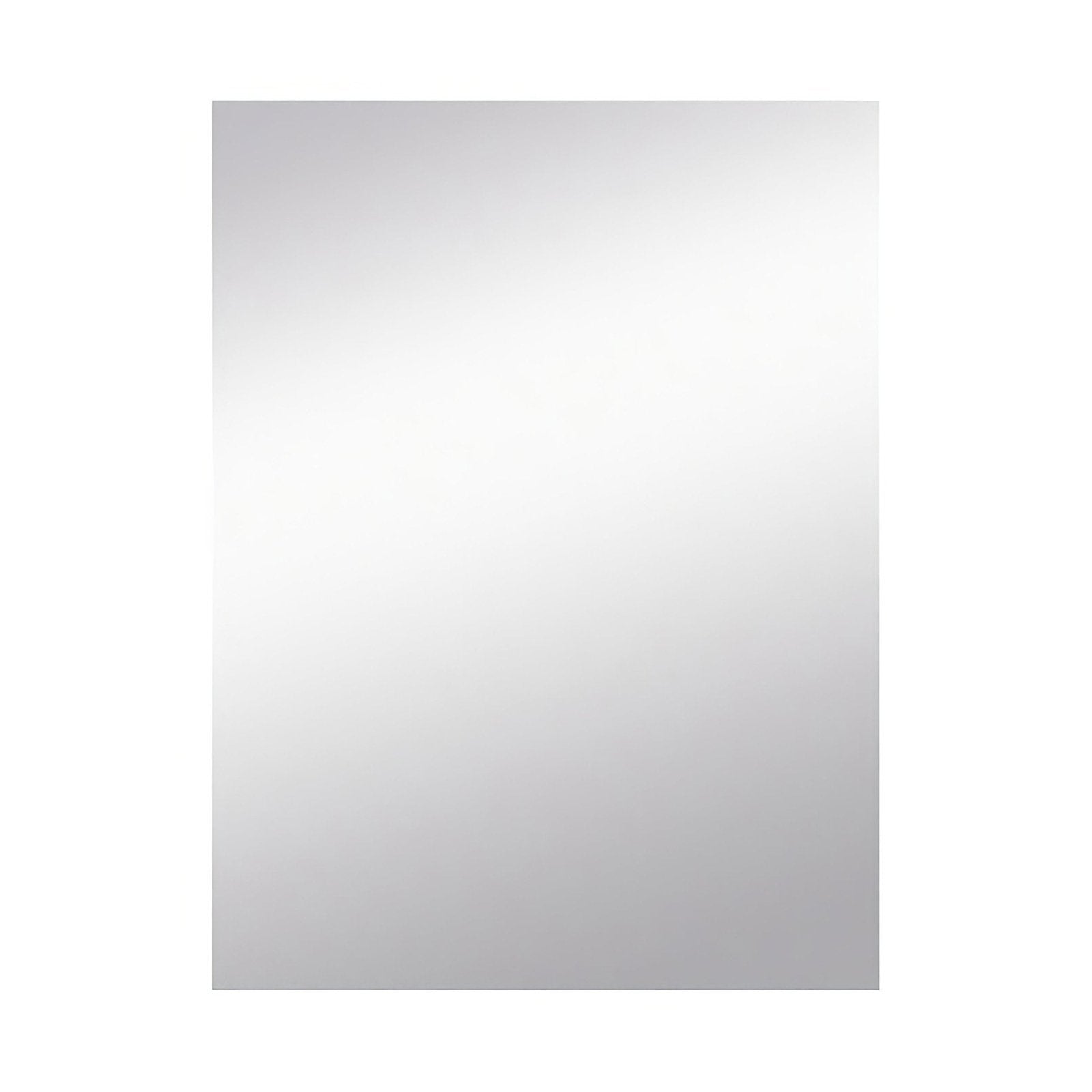Silver-framed rectangular bathroom mirror brix mirror 45x60cm with sleek minimalist design and durable frame