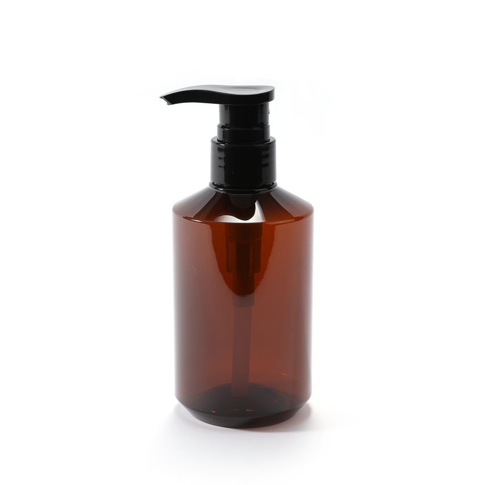 Dispenser Bottle 300ml & Pump in Brown/Black - Origins Living