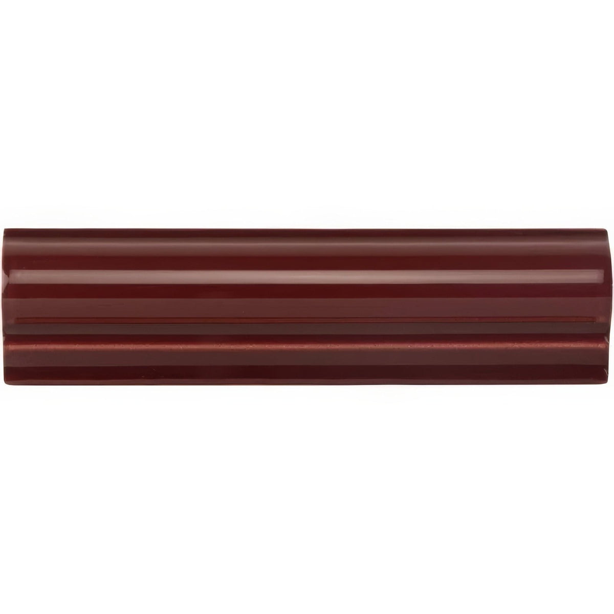 Burgundy Albert Moulding Ceramic Wall Tile 152x40mm - Gloss - Red