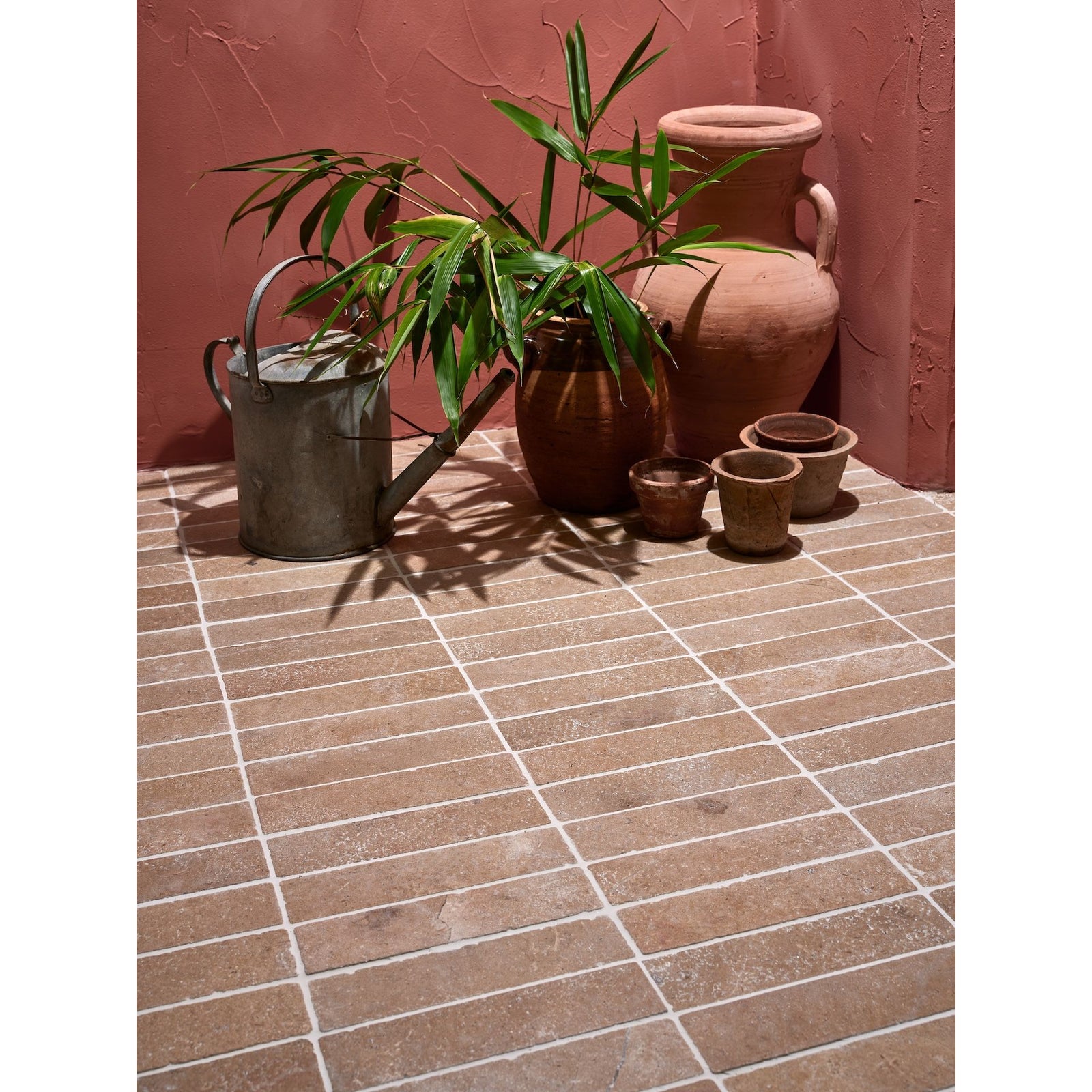 Buscot Limestone Parquet Tumbled & Etched Finish