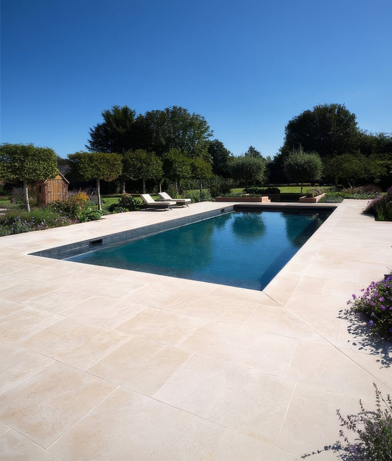 Buscot Limestone Paving Etched Finish