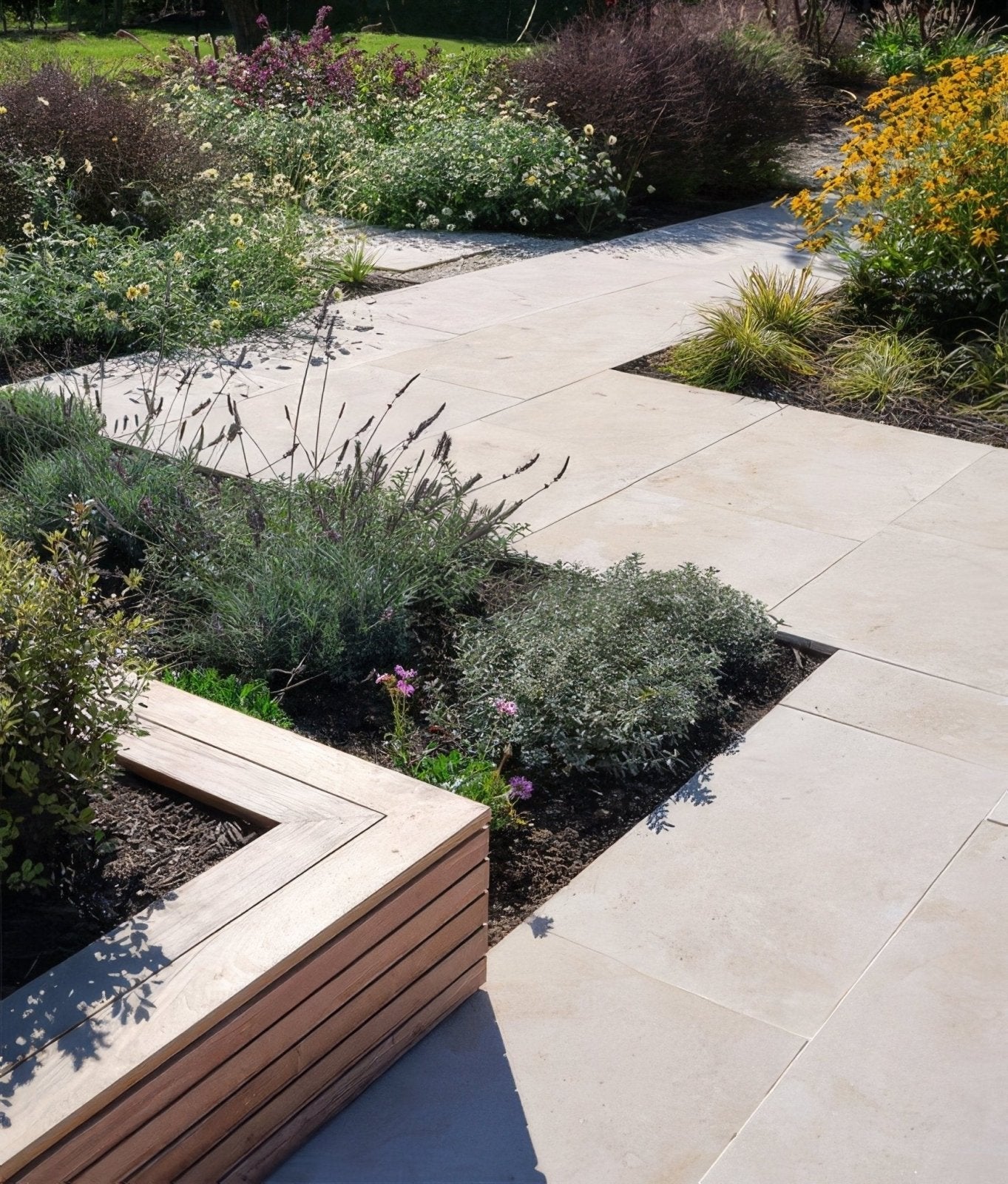 Buscot Limestone Paving Etched Finish