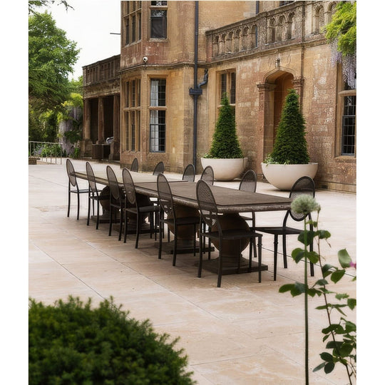 Buscot Limestone Paving Tumbled & Etched Finish Floor Tile 60x90cm - alternate view