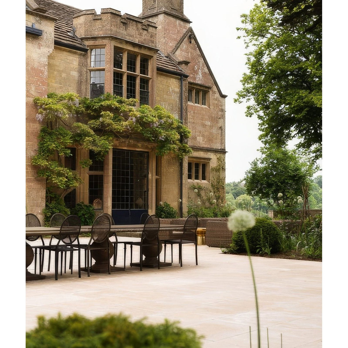 Buscot Limestone Paving Tumbled & Etched Finish beige limestone paving tiles
