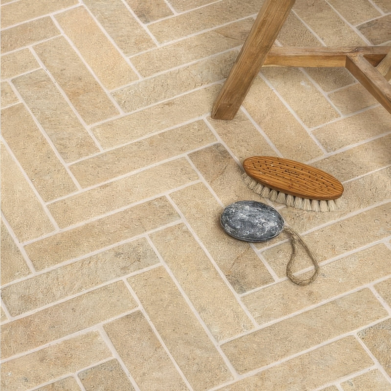 Buscot Porcelain Parquet Textured – close-up detail (2)