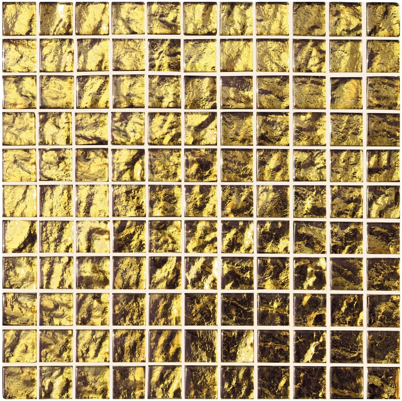 Byzantium Gem Gold Rush Glass Mosaic