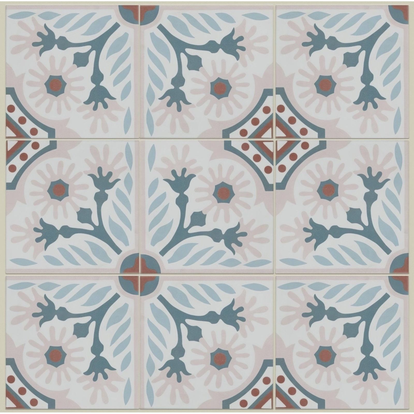 Cabana Porcelain Flamingo Tree shown as flooring