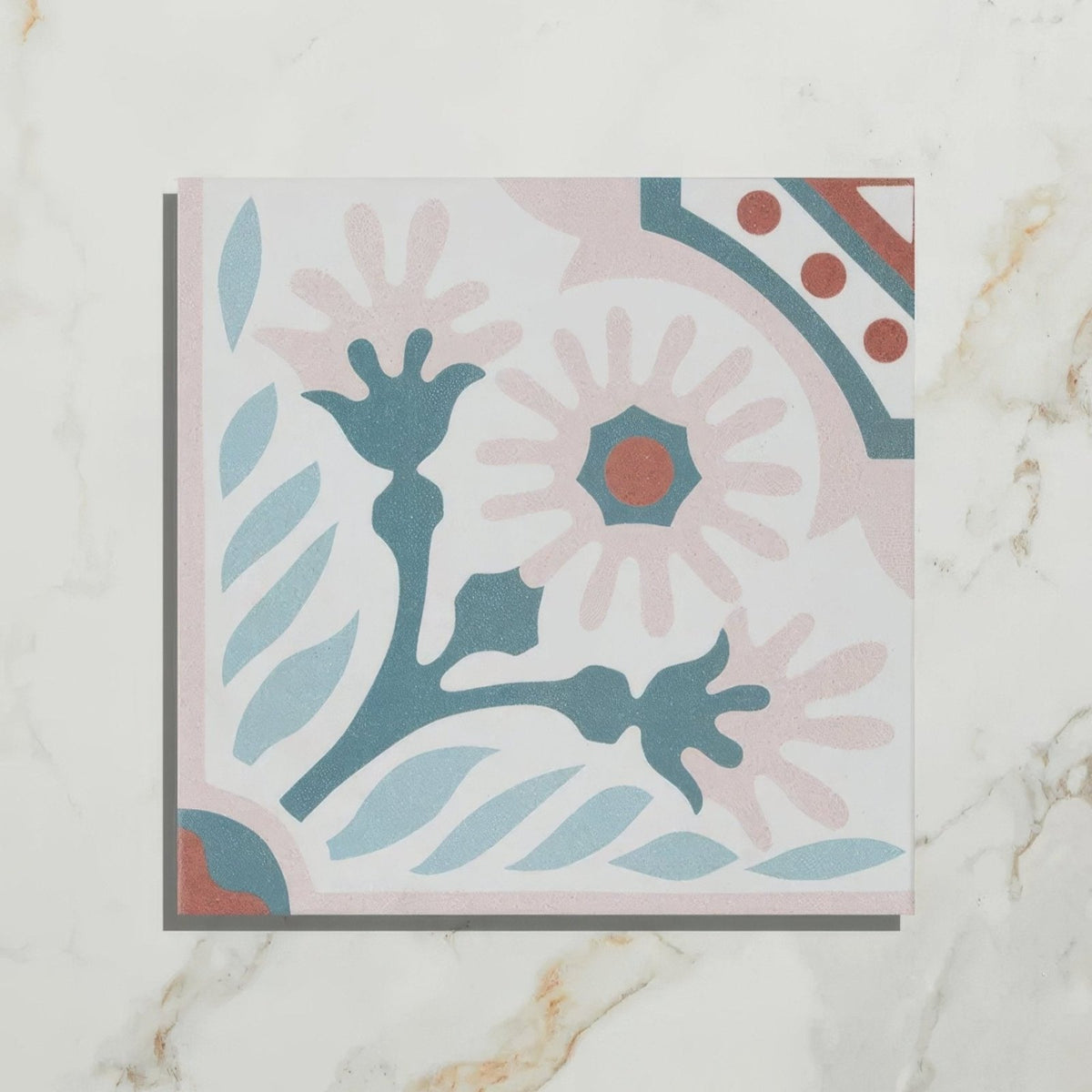 Cabana Porcelain Flamingo Tree – pattern detail