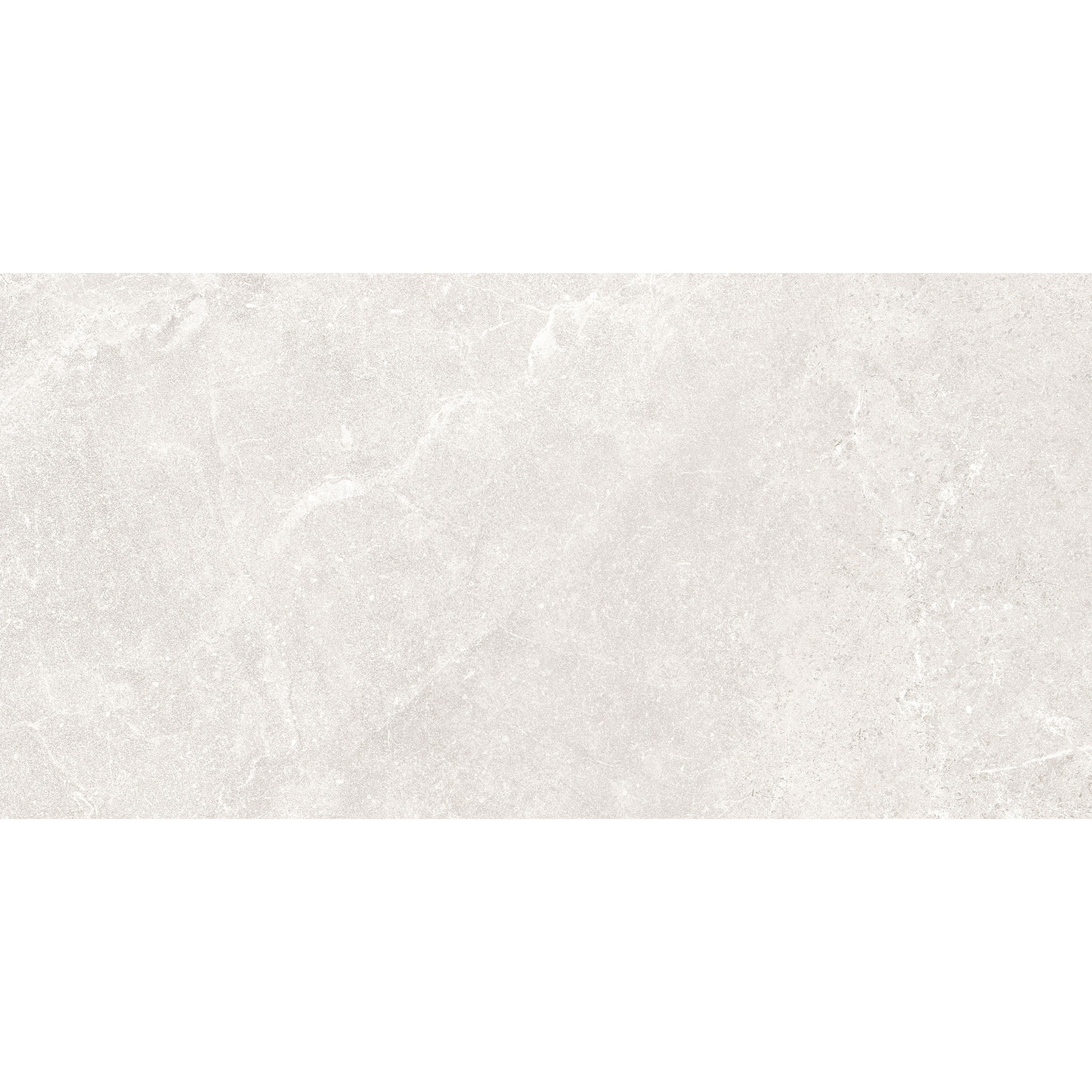 A sleek light gray marble-effect Capitol White polished tile with subtle veining and a glossy smooth finish