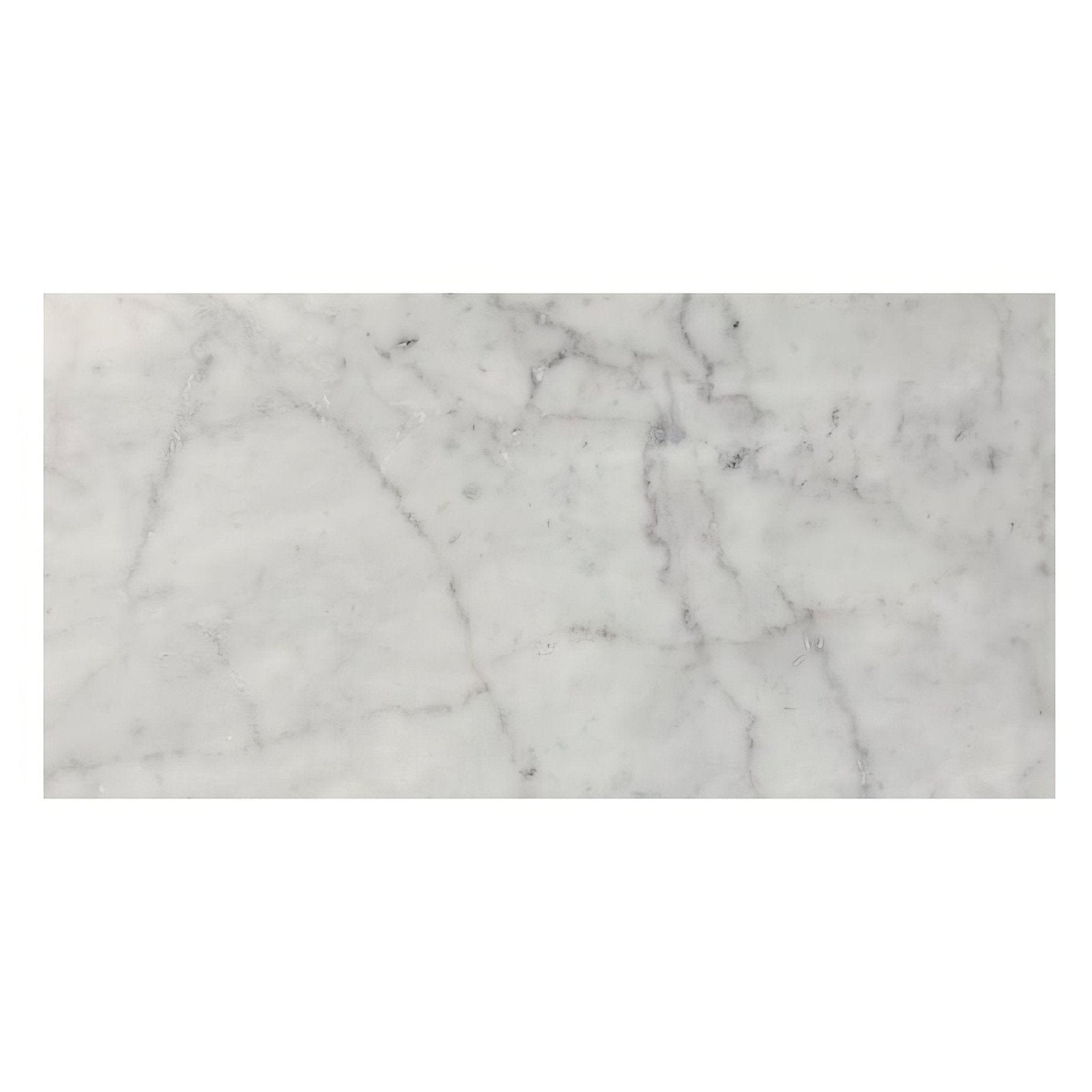 Carrara White Marble Tile 91 x 45.7cm