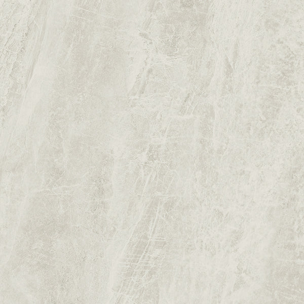 Cream-colored cashmire white marble-effect tile 60 x 60cm with subtle veining and smooth polished surface