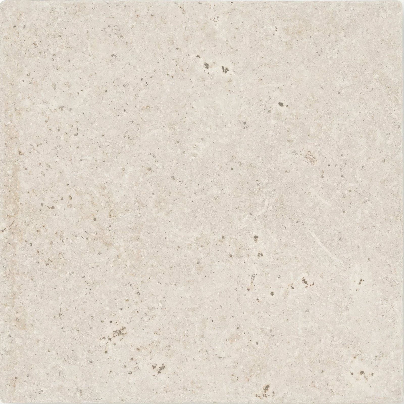 Beige stone tile cathedral antique 20 x 20cm with subtle gray speckles and textured natural finish