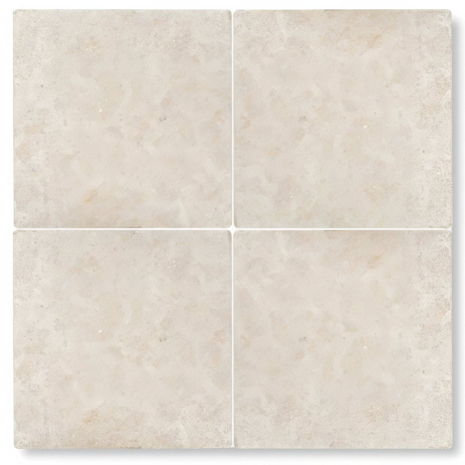 Beige stone tiles cathedral antique 40 x 40cm with subtle natural veining pattern ideal for flooring and walls