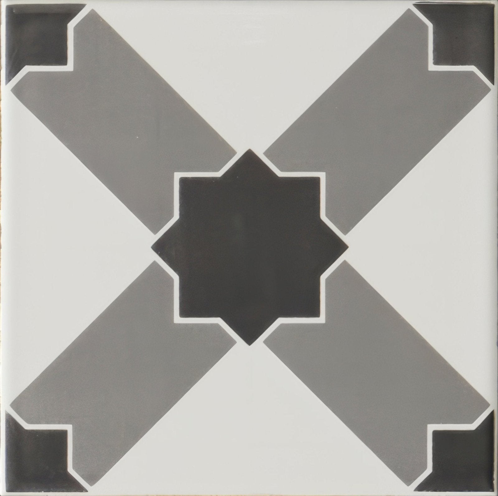 Chambray Grey on Brilliant White