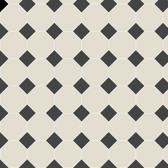 Chesterfield Black and Dover White - alternate view
