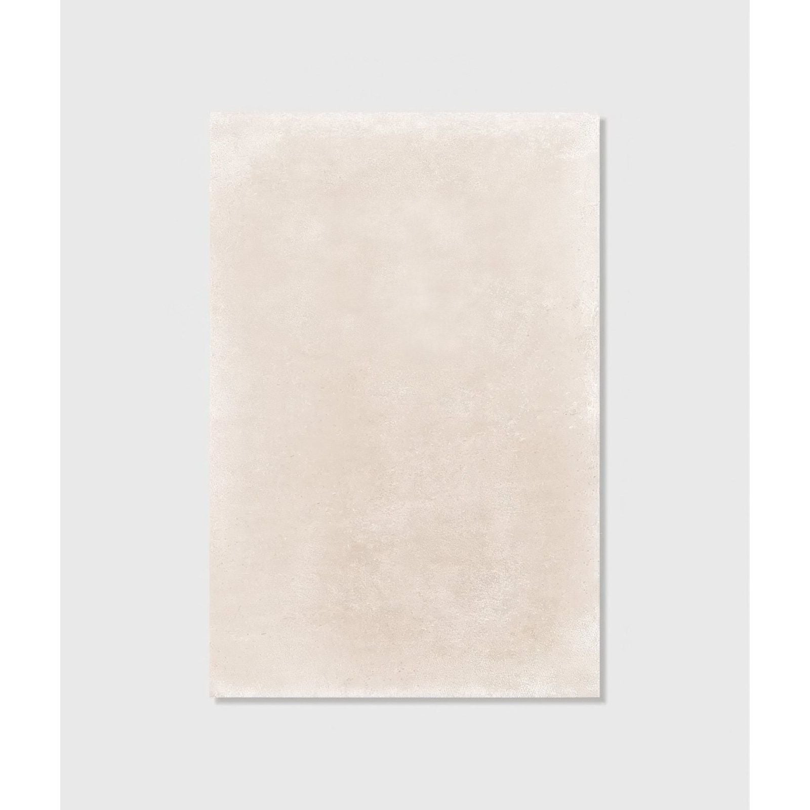 Chineford porcelain plush cream-colored shaggy rug with a soft textured surface 60 x 90cm