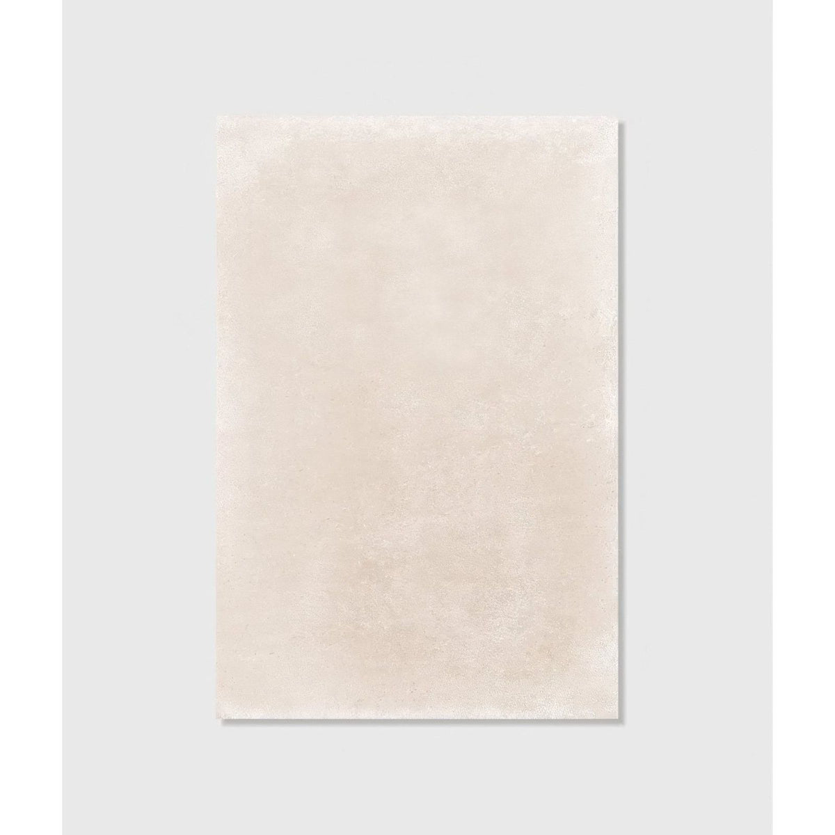 Chineford porcelain plush cream-colored shaggy rug with a soft textured surface 60 x 90cm