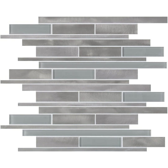 Chrysler Glass and Metal Mosaic Wall Tile - alternate view