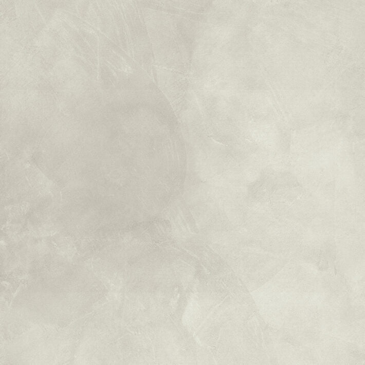 Cream-colored textured clay calm matt tile 80 x 80cm with a subtle mottled finish for flooring and walls