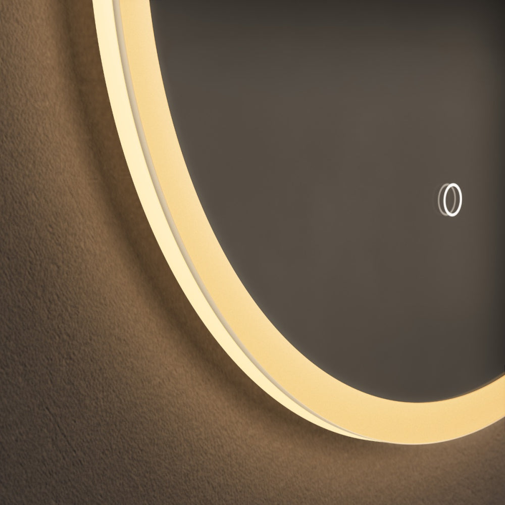 Cleo Round Mirror 50cm - Origins Living, view 4