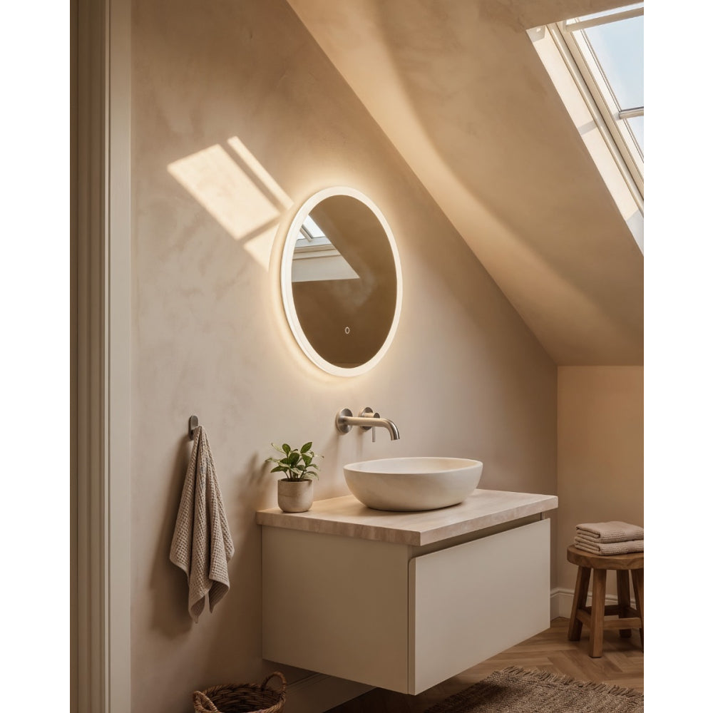 Cleo Round Mirror 50cm - Origins Living