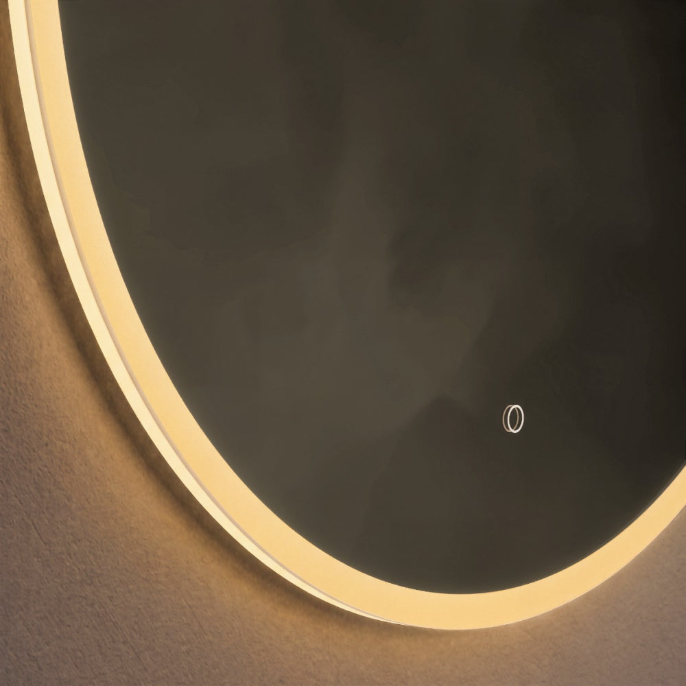 Cleo Round Mirror 80cm - Origins Living, view 4