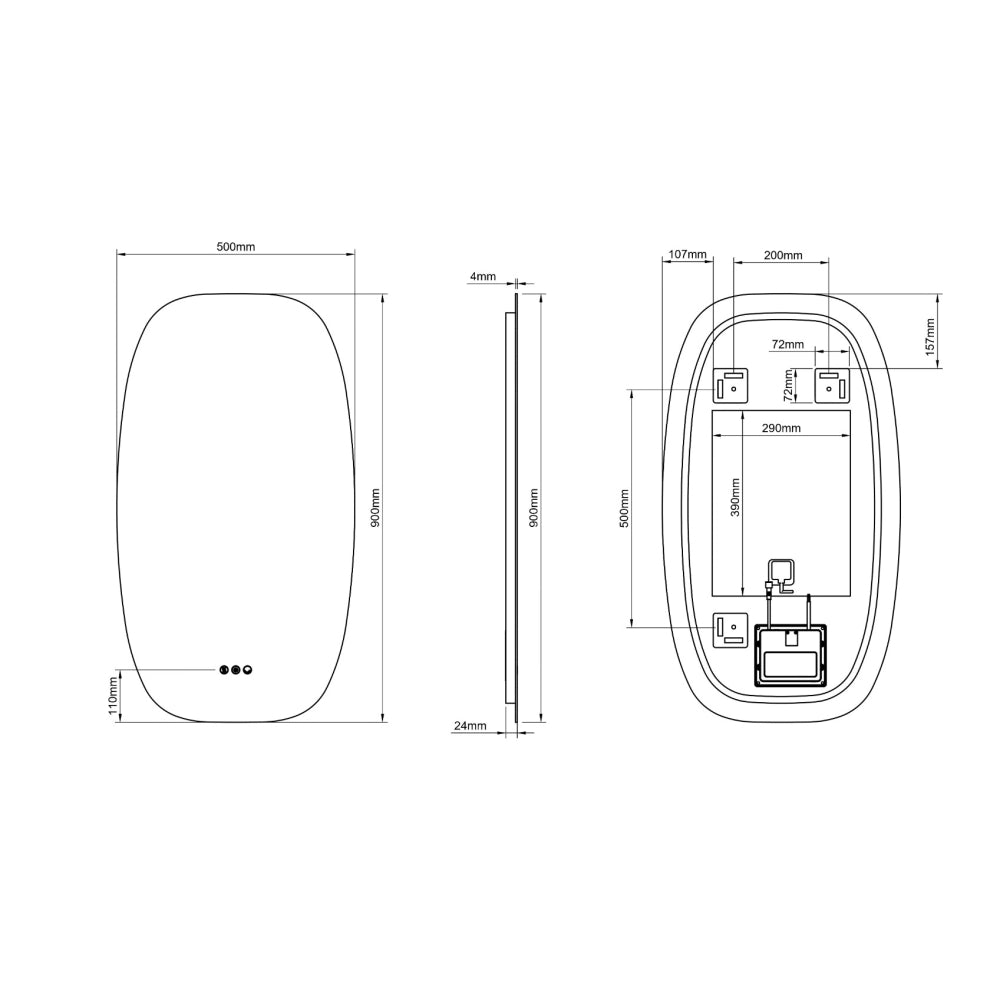 Claris Barrel Mirror 50x90 - Origins Living, view 10
