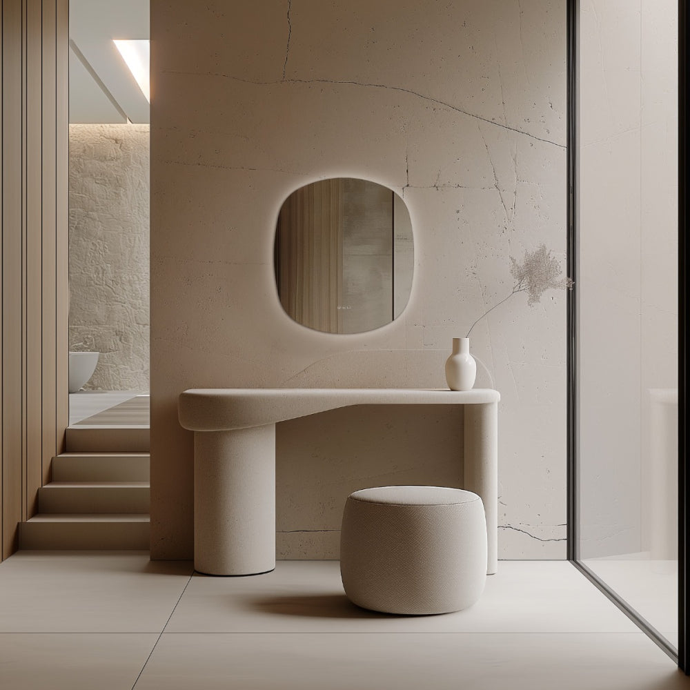 Claris Curve Oblong Mirror 70x78cm - Origins Living