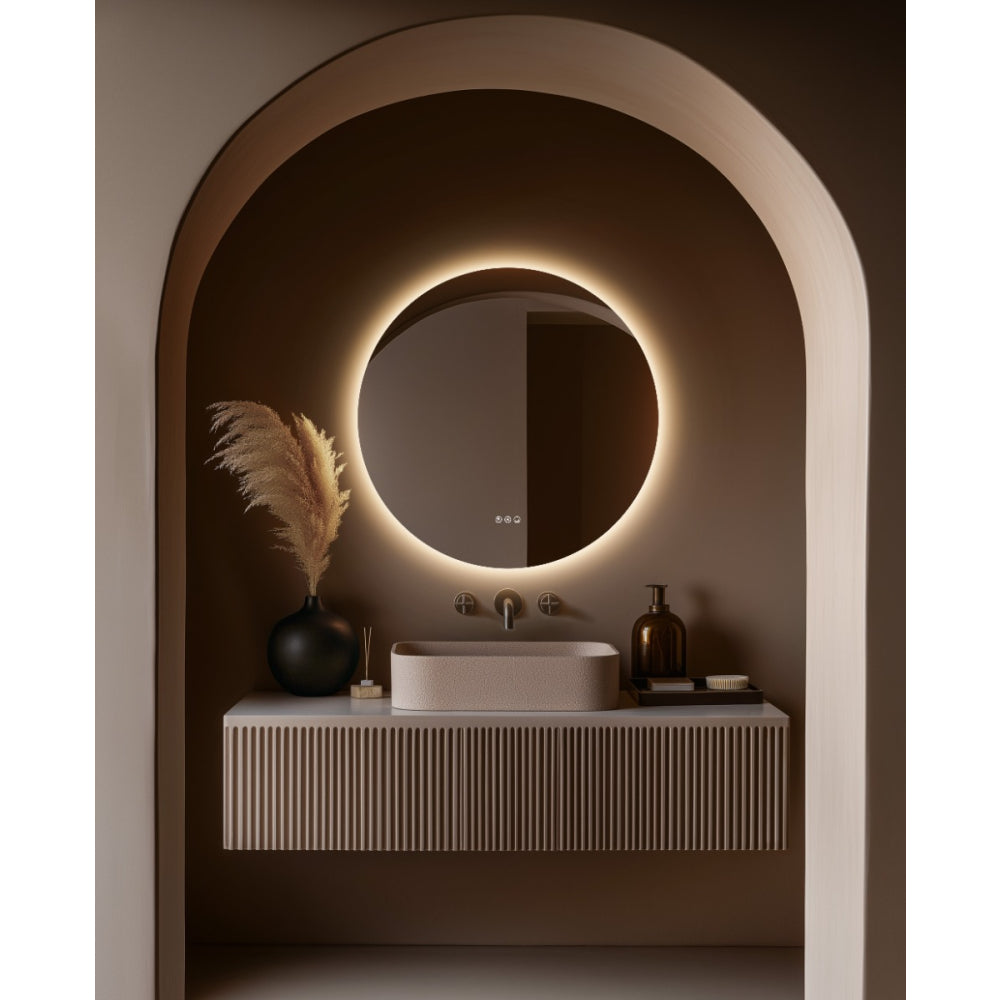Claris Round Mirror 80cm - Origins Living, view 2