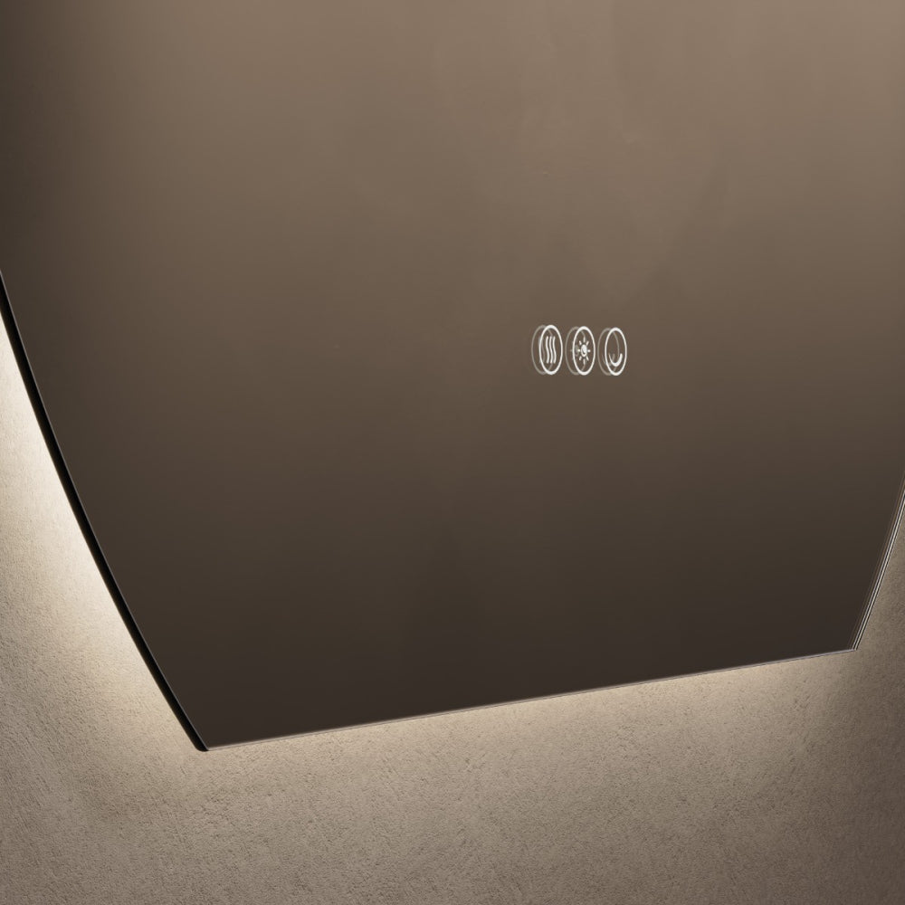 Claris Oval Cut Mirror 80x90cm - Origins Living, view 9