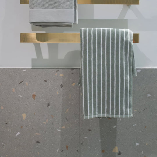 Confetti Blue Terrazzo Effect Tile 60x60cm - alternate view